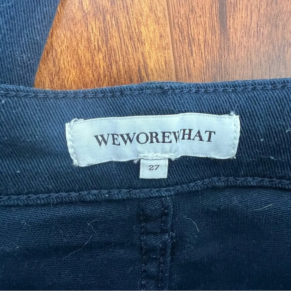 We Wore What French Navy True Flare Jeans 27 - Picture 6 of 8